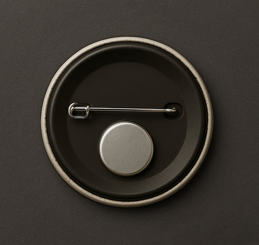 Dhoni Caricature Badge Pin + Magnet