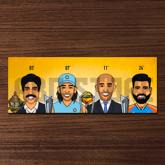 Worldcup Winning Captains Tribute- Sunboard Laminate